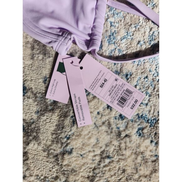 NWT Wild Fable Women's Size Small‎ Extra Cheeky One-Piece Purple Bathing Suit - Picture 2 of 2